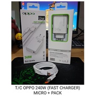 TC TRAVEL CHARGER OPPO [240W FAST CHARGER] MICRO & TYPE C New