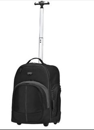 Targus 16 Inch Compact Rolling Backpack, B(lack - Wheeled Travel Bag (TSB750US) (New and Package Sealed) 泰格斯TSB750筆記型電腦雙肩包防摔硬質15.6吋單手式拉桿包黑色 (全新未開封)