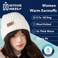 Hitchie A096 Men Women Winter Beanie Snow Cap Winter Hat Beanie Hat Beanies Topi Sejuk Salji Knitted