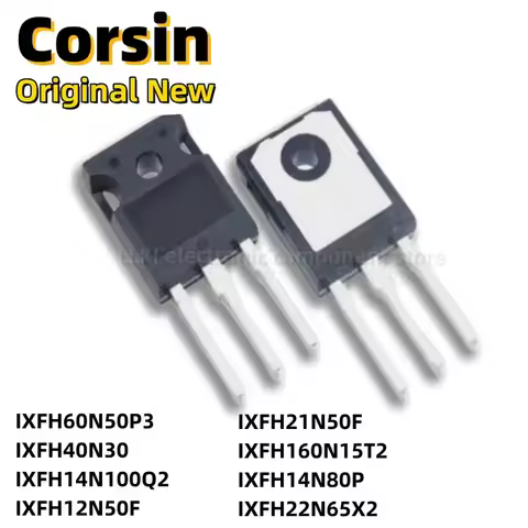 1pcs IXFH60N50P3 IXFH40N30 IXFH14N100Q2 IXFH12N50F IXFH21N50F IXFH160N15T2 IXFH14N80P IXFH22N65X2 TO