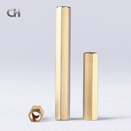 Hexagonal copper pillar double pass copper screw pillar chassis motherboard screw pillar copper pill