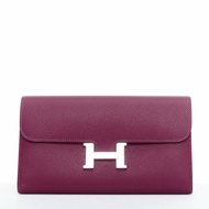 HERMES Anemone Epsom Constance palladium hardware wallet clutch