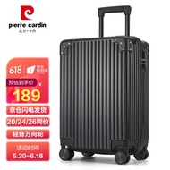 Get 7% coupon+gift】ardin（PIERRE CARDIN）Luggage Men's Universal Wheel Fashion Zipper Trolley Case Cas