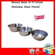 8/9/10cm Stainless Steel Finger Bowl/ Acuan Kuih/ Loyang Kek/Egg Tart Mould/Shell Tart Mould/Cheese 