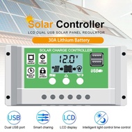 30A MPPT Solar Charge Controller แผงชาร์จพลังงานแสงอาทิตย์ จอแสดงผล Dual USB 10A/20A/30A/50A/60A