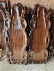 Lechon tray Dapat design single 15x40inches (15-60kls.) Magkono Wood