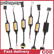pu  LED Canbus Decoder Car Headlights Error Free Resistor H1 H3 H4 H7 H9 H11 Adapter Warning Cancell