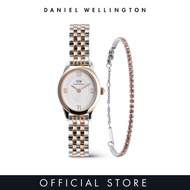Daniel Wellington Gift Set - Ophelia Mini Beans Link Two-Tone White Rose gold / Silver + Classic Ten