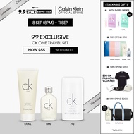 [9.9 Exclusive] Calvin Klein Fragrances CK One Travel Set (CK Be Deodorant Stick 75g + CK One EDT 15