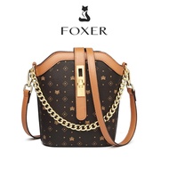 FOXER Cell Phone Crossbody Bags For Women Small Chain Top-Handle Lightweight PVC Leather