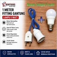 1 Meter Hanging Fitting, Bonus 5 watt LED lamp
