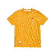 江戶勝 日系 富士山 經典滿版 LOGO短袖T恤-男裝 (桔黃色) #上衣