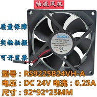 R RUNDA RUNDA RS9225B24VH-A 24V 0.25A 9025 Electric Welding Machine Cabinet Cooling Fan
