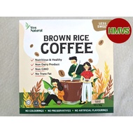 Yes Natural Brown Rice Coffee - Less Sweet (悦意低糖糙米咖啡) 10 x 30g (HALAL)