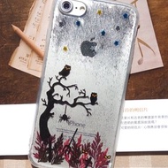 Annys workshop手作押花手機保護殼,iPhone7,iPhone8適用,貓頭鷹