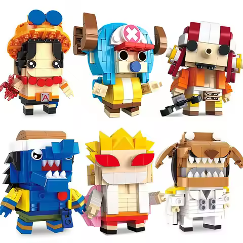 Anime Movie One Piece Character Bricks Chopper Ace KAIDO Nami Building Blocks Set Toys For Children 