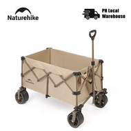 Naturehike Camper Outdoor Pull Cart Collapsible Wagon Trolley Large Capacity (110L/180L)