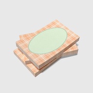 杏色格紋|記事簿