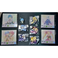 Re Zero Official Merchandise - Canvass Board and Rubber Keychain
