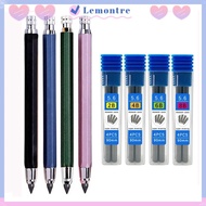LEMONTRE Mechanical Pencil 2B/4B/6B/8B Pencil Refill School Office Supplies Stationery Sketch Writin