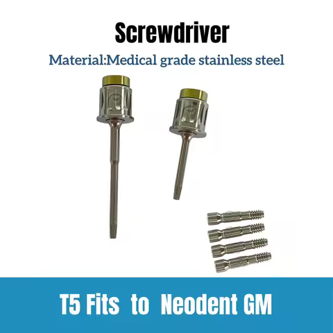 Dental implant hand screwdriver Ti screw for Neodent GM T5 Driver tool Long 14/24mm