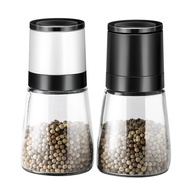 【Ready Stock】 Pepper Mill   Refillable Seasoning and Spice Tools Black Peppercorn Grinder