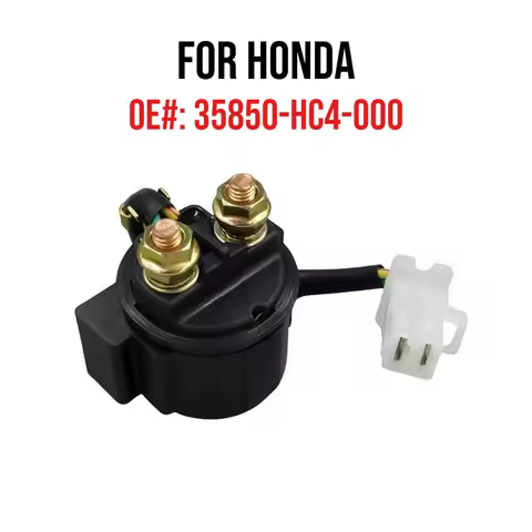 Starter Relay 35850-HC4-000 For Honda FourTrax 300 TRX300 TRX300FW TRX125 ATC200 TRX200 1982-2000 Mo