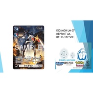 DIGIMON CARD GAME LM 07 ANOTHER KNIGHT Omnimon (BT 13-112) (SEC) (AA) (JP)