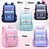 Modern Striped Design Waterproof School Backpack FS57 Size L 32 X W 21 X H 41 cm