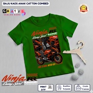 NINJA RR Motorcycle Kids T-Shirt kawasaki Motorcycle Kids T-Shirt/ Distro Automotive Kids T-Shirt/ |