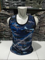 Kaos singlet motif loreng tni au