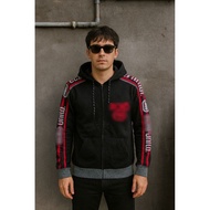 Zip Hoodie Taped E**0 UN*TD 01 size L (P72 x L55)