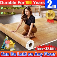 [NEW ] YChao Tikar Getah tebal 2mm ( 6.56ft*32.8ft ) PVC Floor Sticker Anti-scratch 0 formaldehyde t