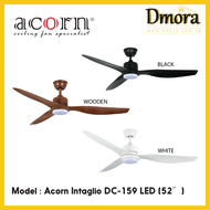 Dmora Acorn Intaglio DC-159 LED Ceiling Fan - 52inch