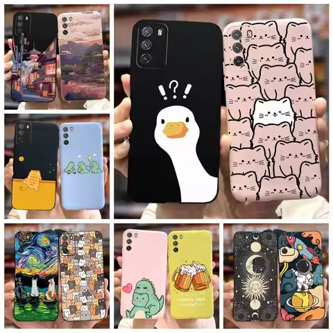 For Xiaomi Poco M3 Case PocoM3 Pro 5G Cute Fashion Painted Cover Soft Silicone Phone Case For Xiaomi