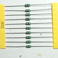 220uh inductor 1/4watt 1/4w 1/4 original 220 uh inductor winding 220mh mh Fajar electro 2