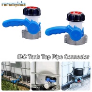 RAREM IBC Tank Tap Pipe Connector, 75mm Liters 62mm To DN40/DN50 Male Export Butterfly Valve Switch,