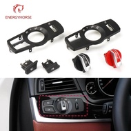For BMW F10 F06 F07 F02 Car Front Headlight Switch Rotation Button Head Light Lamp Control Konb Cove