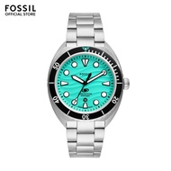 Fossil Men's Breaker Analog Watch ( FS6066 ) - Quartz, Silver Case, Round Dial, 22 MM Silver Stainless Steel Band