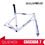 Elves Quendi Road Bike Carbon Frame White 3D Magic Rim Brake