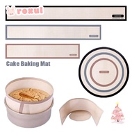ROXUL Cake Baking Mat, Silicone Nonstick Cake Pan Liner, Easy Clean High Temperature Resistant Easy 