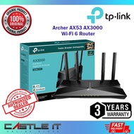 TP-Link Archer AX53 Router AX3000 Dual Band WiFi 6 MU-MIMO Support UniFi Maxis Time Fiber