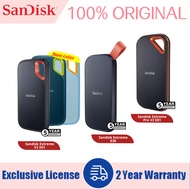 Sandisk Extreme / ExtremeV2 / Extreme Pro V2 E30 / E61 / E81 250GB/500GB/1TB/2TB Portable SSD-100% A