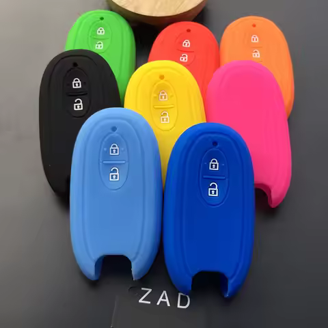 ZAD silicone rubber car key cover case skin protect keychain for SUZUKI Swift Sport SX4 SCORSS grand