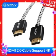 ORICO HDMI Cable Gold Plated HDMI to HDMI 2.0 4K HD 30/60Hz Audio Video Cable For HDTV Xiaomi TV Box 1m 1.5m 2m 3m