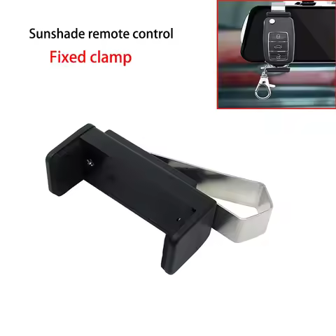 New Car Key Clip Holder Car Sun Visor Clip Garage Door Control Adjustable 45-67mm Garage Remote Cont