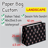 Custom paper bag I photo paper bag I hoodie paper bag I custom design paper bag