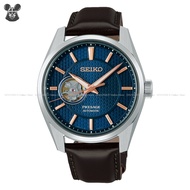 SEIKO SPB311J1 Men's Watch PRESAGE Sharp Edged Open Heart Automatic Leather Strap Blue *Original