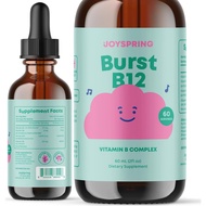 JoySpring Liquid B Complex for Kids 2oz Kids B Complex B2, B6, B12 & B5 - Vitamin B Complex Liquid M