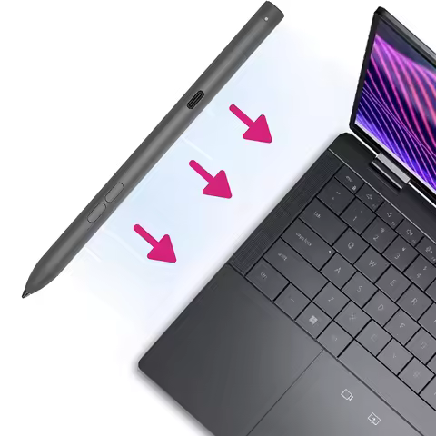 PN7522W For Dell Latitude 5310 2-in-1 Laptop Tablet Pen Touch Pencils Rechargeable Touch Pencil For